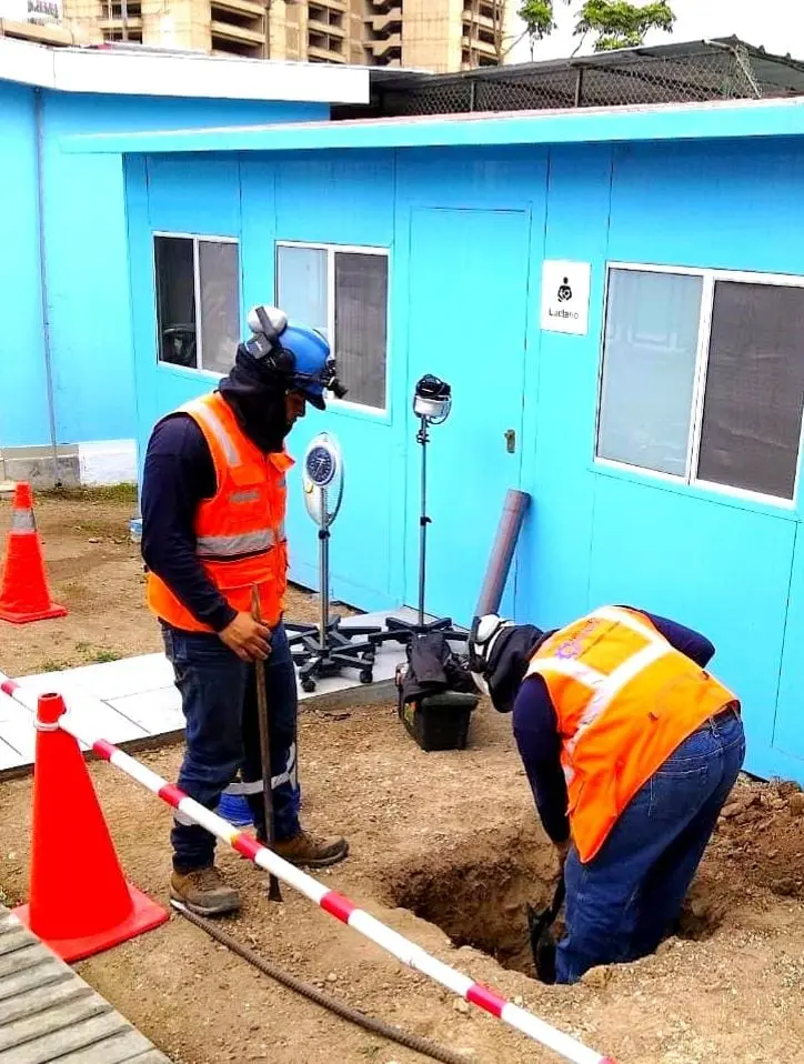 instalación de pozo a tierra